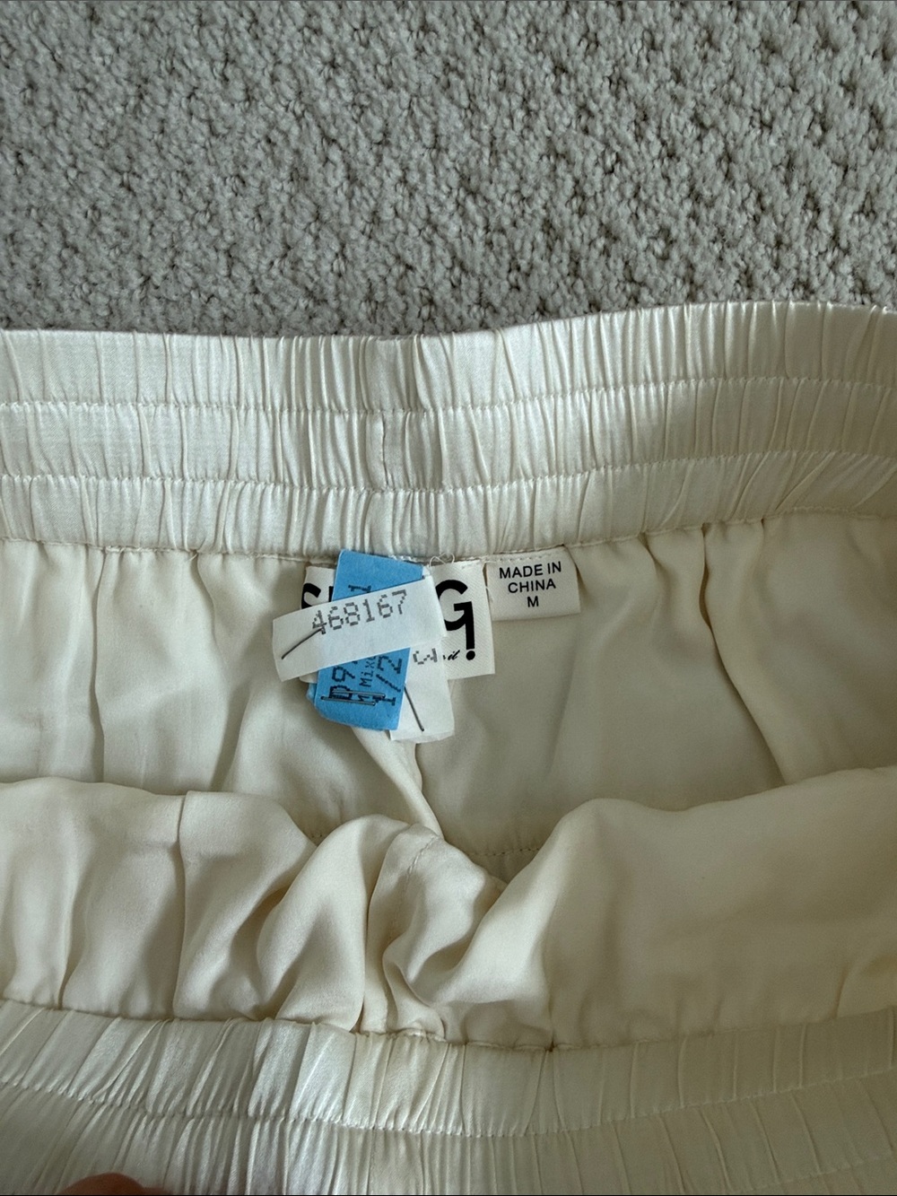 SHUG Ruffle Cream Skirt - Picture 3 of 6